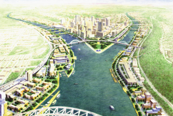 Three Rivers Park vision plan drawing