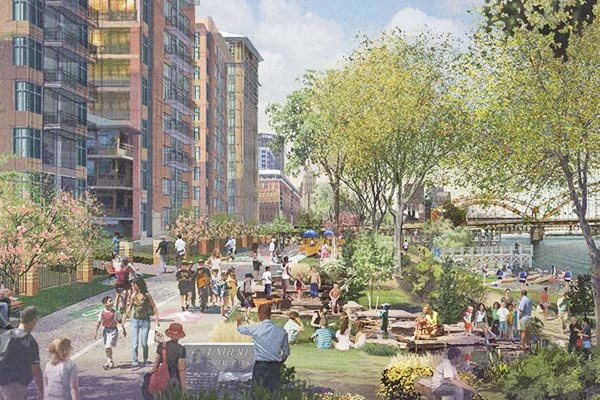 Pittsburgh riverfront park: vision for Strip District Riverfront