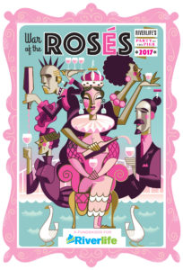 Party at the Pier War of the Roses illustration