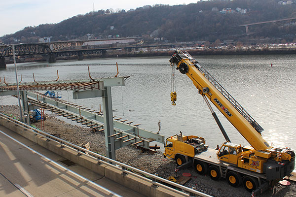 8. Mon Wharf Switchback under construction
