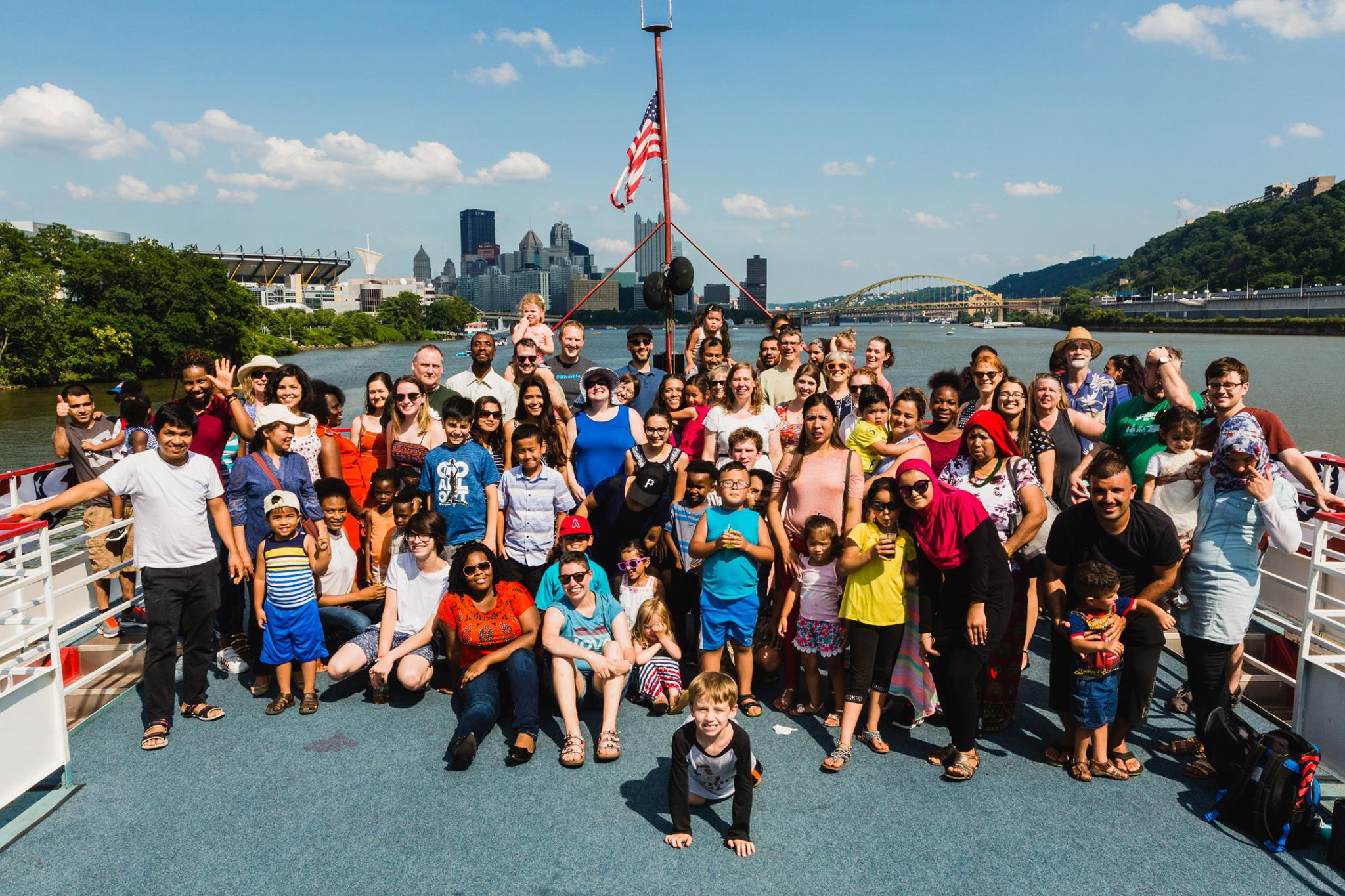Riverlife Hello Neighbor Team Up For Boat Tour For New Pittsburgh Families