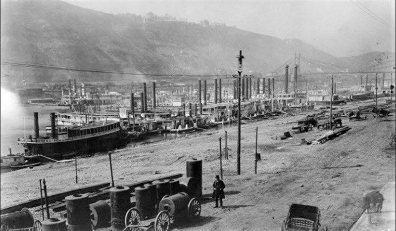 Before the switchback: historic photos of the Mon Wharf - Riverlife