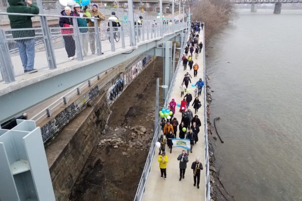 Mon Wharf Switchback Ribbon Cutting overview