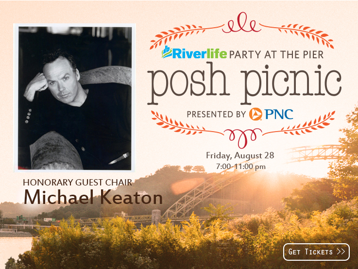 Michael Keaton + Riverlife's Party at the Pier 2015: Posh Picnic, presented by PNC